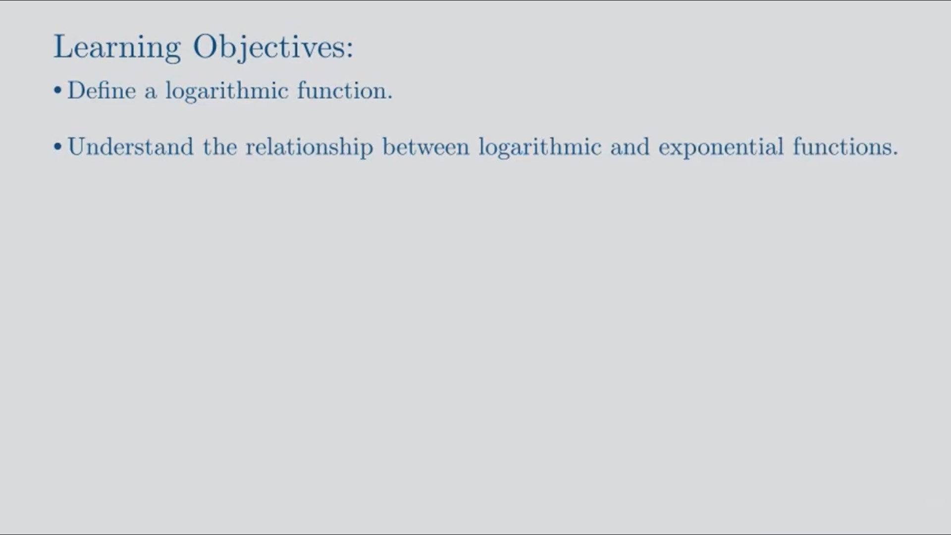 Understanding Logarithmic Functions: Definition, Properties, and Rules Explained